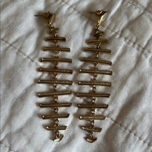 Elegant Gold Dangle Earrings
